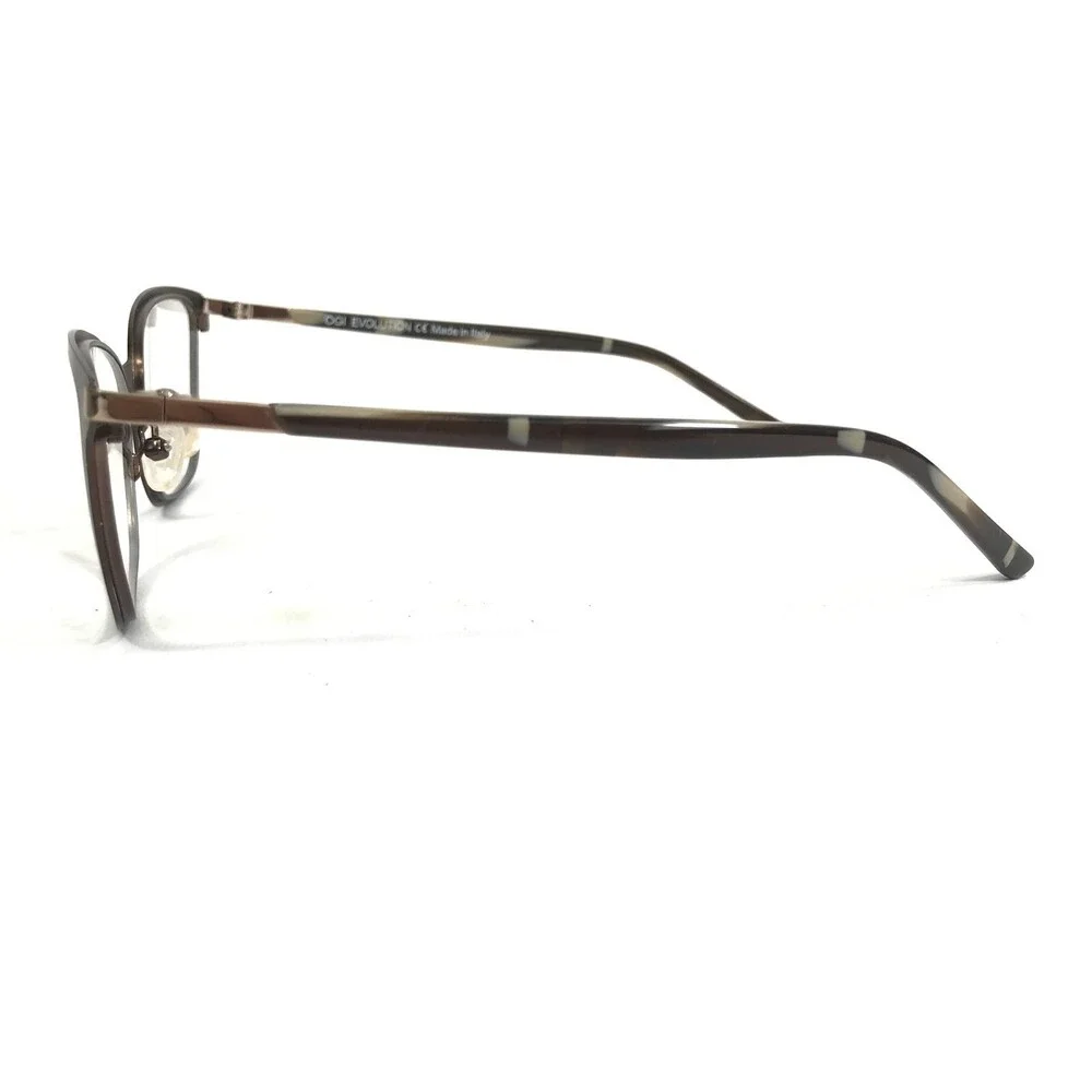 OGI Eyeglasses Frames EVOLUTION 4315/1886 Brown Cat Eye Full Rim 54-18-140